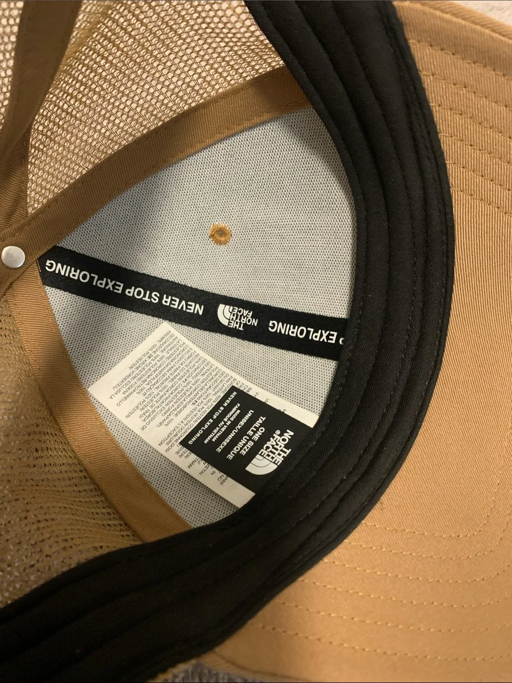 North face trucker hat!